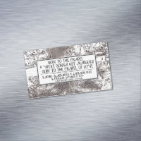 Le magnétisme du Carte de visite "Mariage Faire-pa