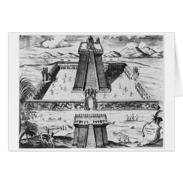 Le maire de Templo chez Tenochtitlan (Devant horizontal)