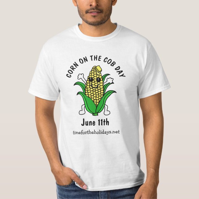 Le maïs national à la fête du Cob 11 juin T-shirt (Devant)