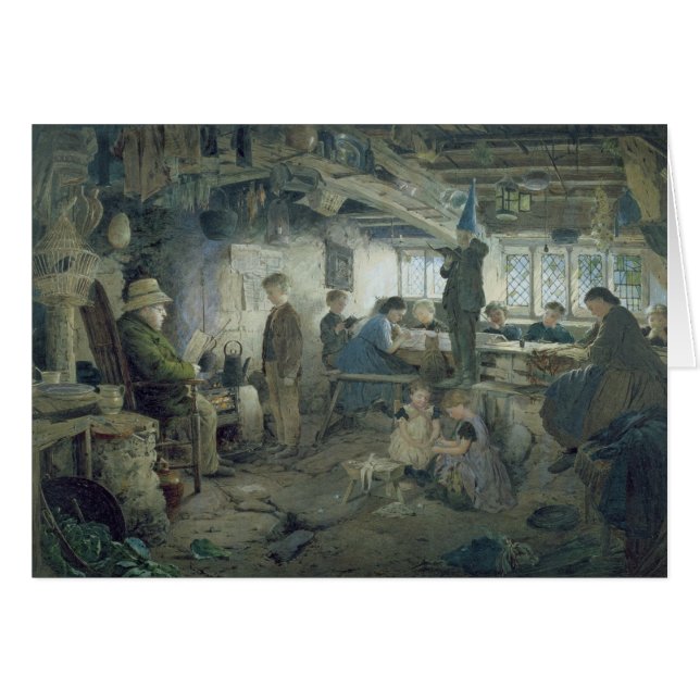 Le maître strict d'école, 1868 (Devant horizontal)