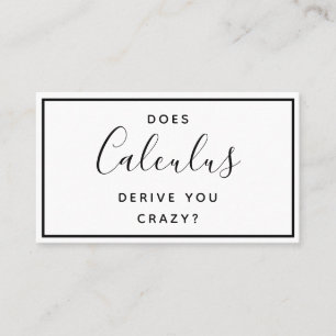 Le Maître Tutor du Collège - Carte de visite amusa