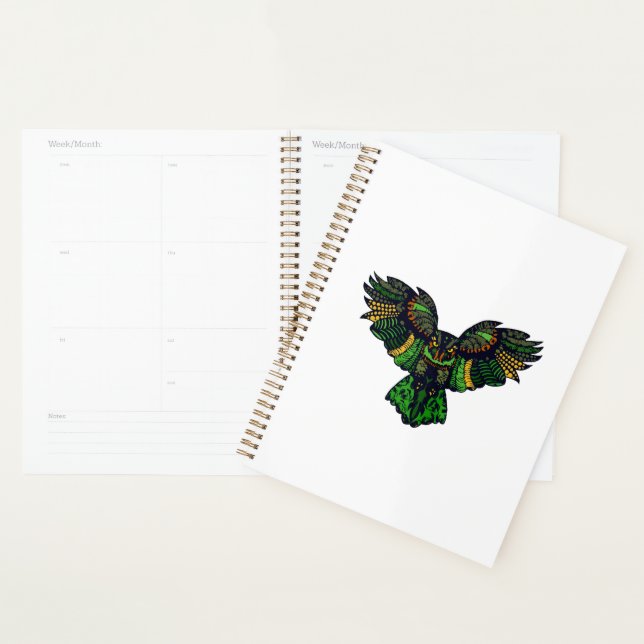 Le majestic Emerald Owl (Devant avec enveloppe)