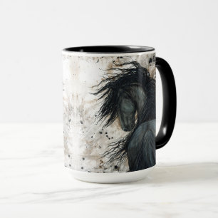 Le majestueux cheval friésien par Bihrle Mug