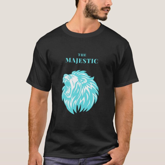 Le majestueux t-shirt lion (Devant)