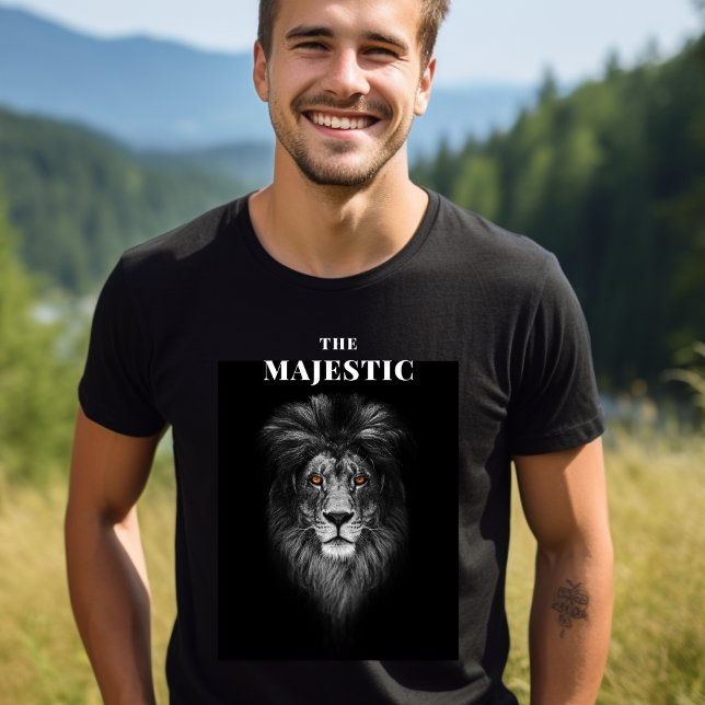 Le majestueux T-shirt tête de lion (Créateur téléchargé)