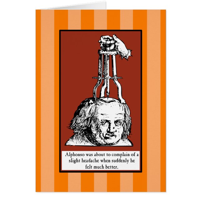 Le mal de tête d'Alphonso (Devant)