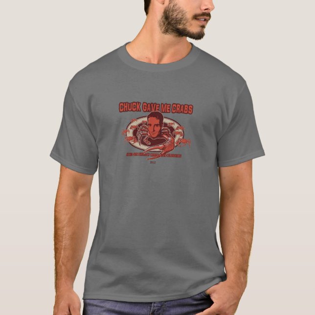Le mandrin m'a donné des crabes le T-shirt des (Devant)