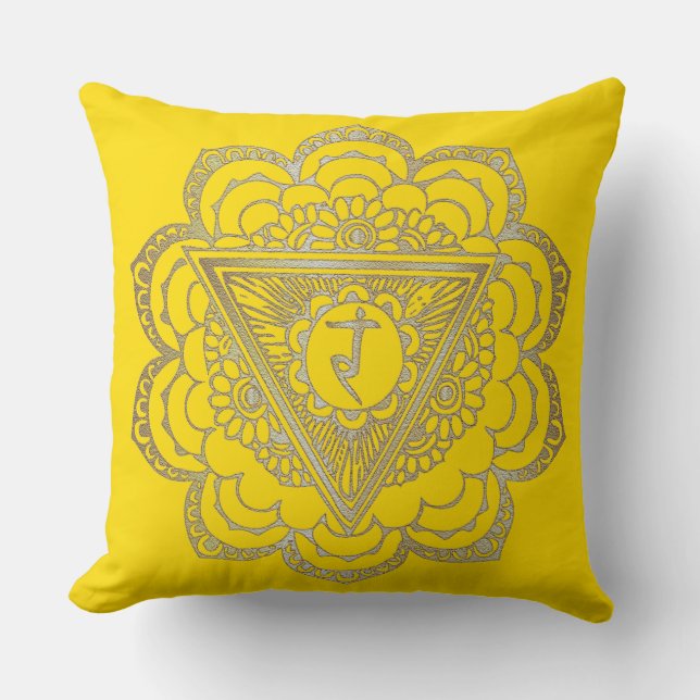 Le Manipura des Chakras - Coussin (Recto)