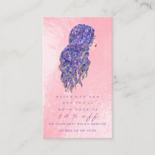Le maquillage de rose de carte de référence de