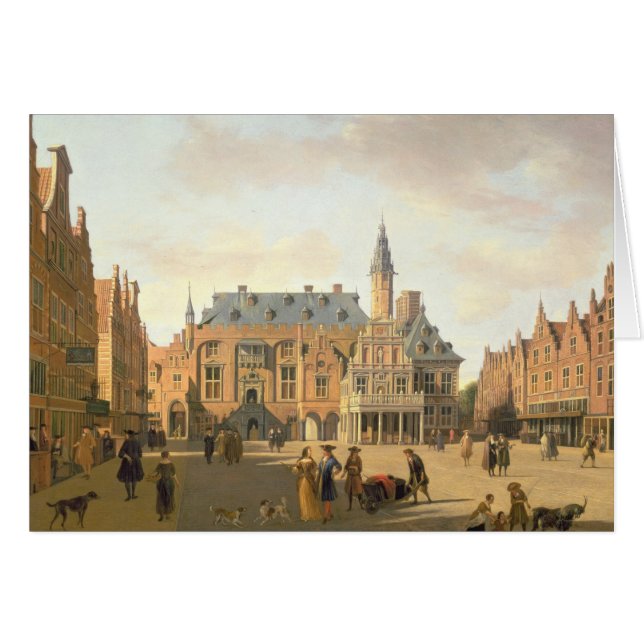 Le marché avec le Raadhuis (Devant horizontal)