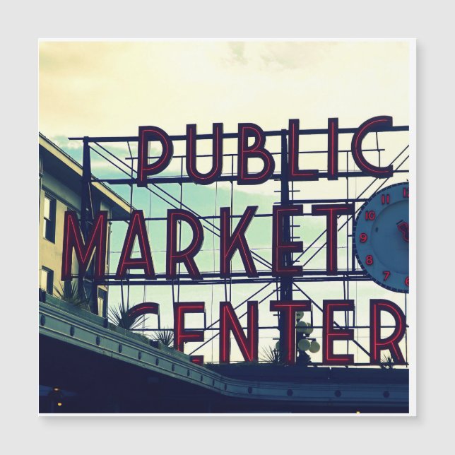 Le marché Pike Place de Seattle (Devant)