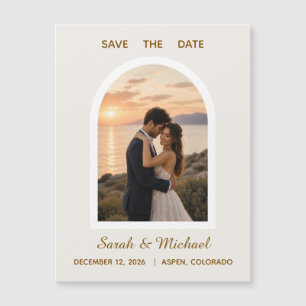 Le Mariage de la Photo d'Arche Moderne Save the Da