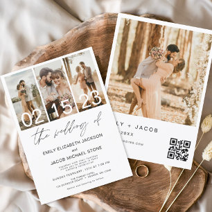Le Mariage de la Photo QR code Minimalist Elegant