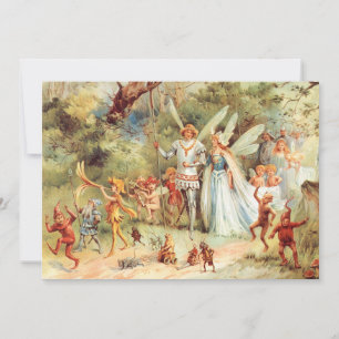 Le Mariage de Thumbelina dans la forêt