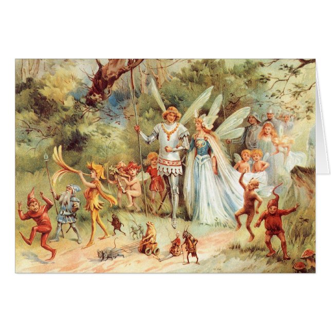 Le mariage de Thumbelina dans la forêt (Devant horizontal)