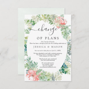 Le Mariage de verdure douce reporte le Faire-part