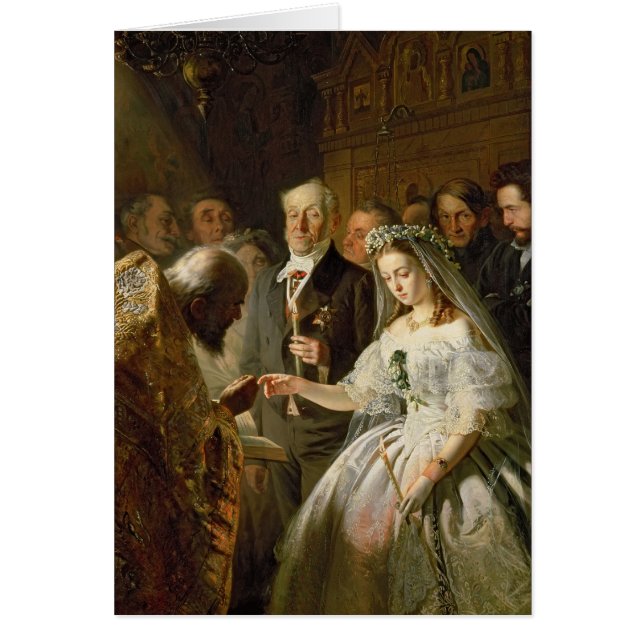 Le mariage disposé, 1862 (Devant)