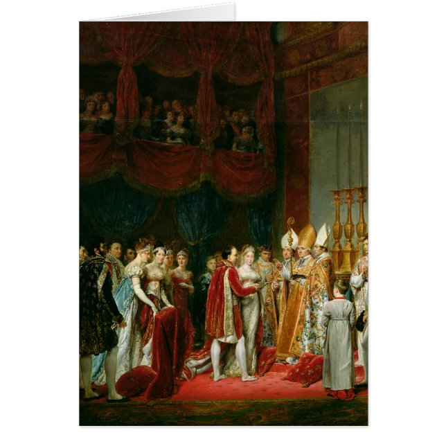 Le mariage du napoléon I et du Marie (Devant)