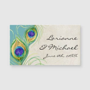 Le mariage favorise l'aqua de plumes de paon de