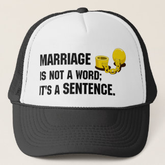 Le mariage n'est pas un casquette de mot
