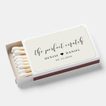 Le mariage parfait Elegant pour matchbox
