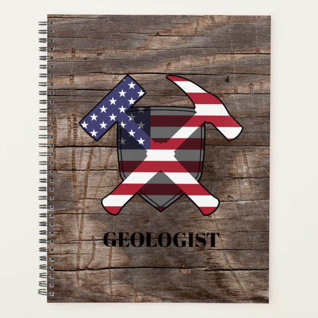 Le marteau de rock et le bouclier du géologue amér (Devant)