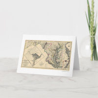 Le Maryland a détaillé la carte 1795