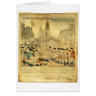 Le massacre de Boston par Paul Revere