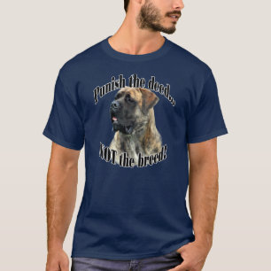 Le mastiff Brindle punissent le T-shirt de contrat
