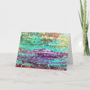 Le matin a cassé la carte de voeux