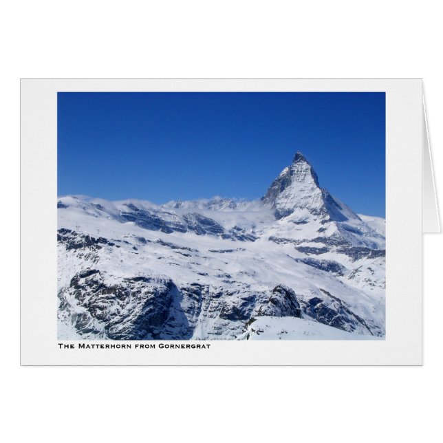Le Matterhorn de Gornergrat (Devant horizontal)