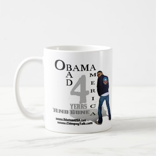 Le mauvais d'Obama ! Tasses de café (Gauche)