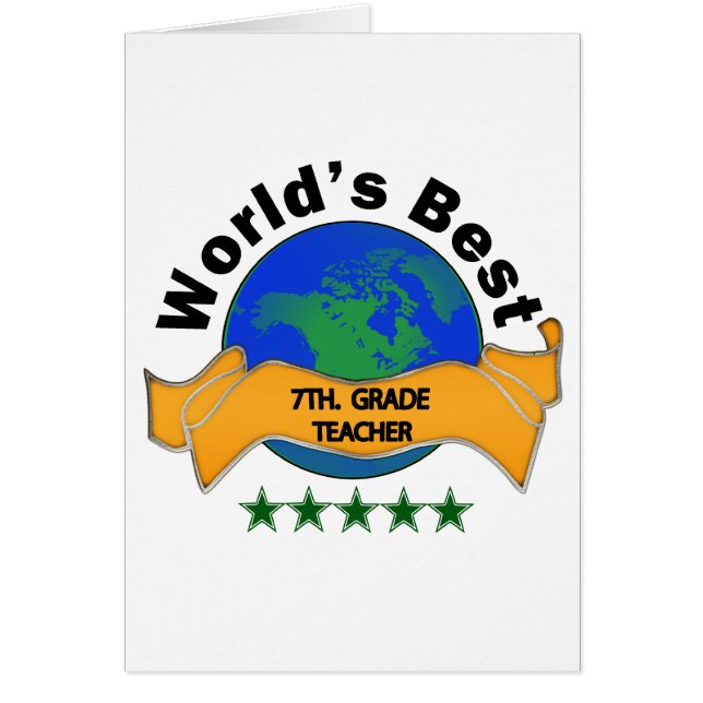 Le meilleur 7ème du monde. Professeur de catégorie (Devant)
