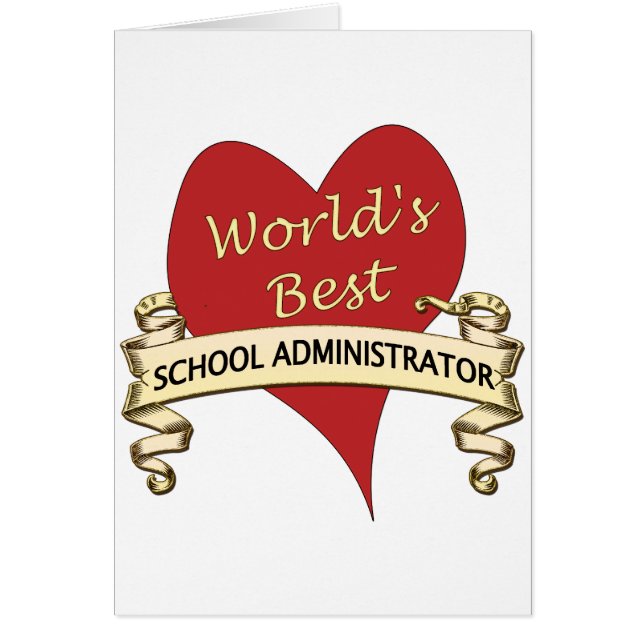 Le meilleur administrateur scolaire du monde (Devant)