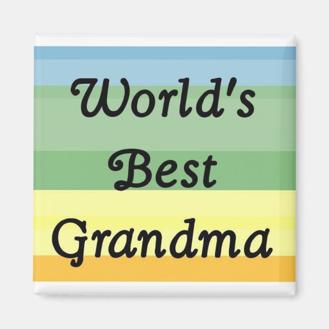 le meilleur aimant de grand-mère au monde (Devant)