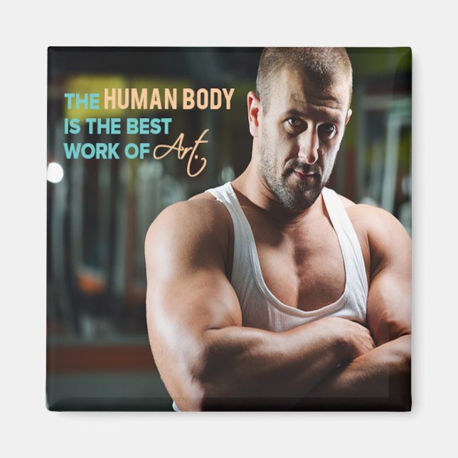 Le Meilleur Aimant de Réfrigérateur Motivationnel  (Devant)