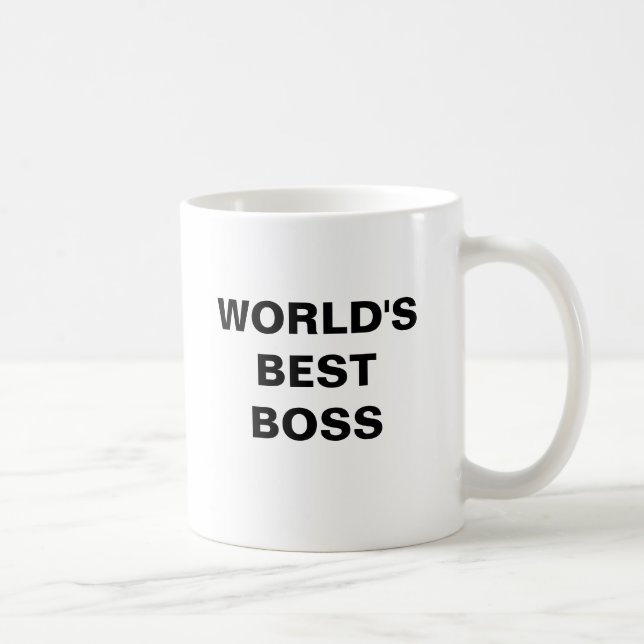 LE MEILLEUR BOSS Coffee Mug DU MONDE (Droite)
