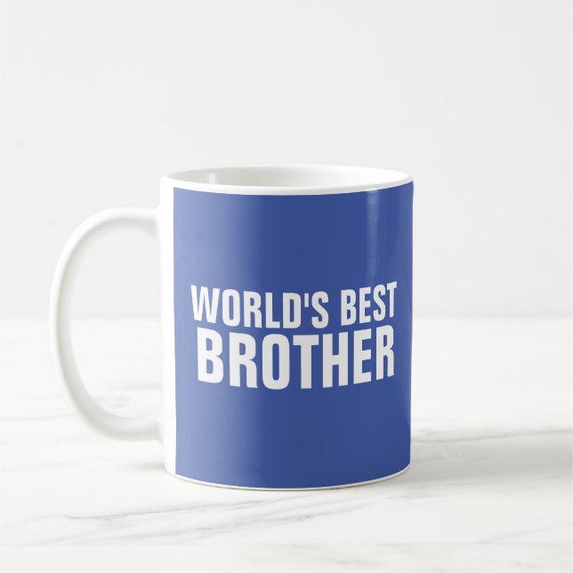 LE MEILLEUR BROTHER COFFEE MUG DU MONDE (Gauche)