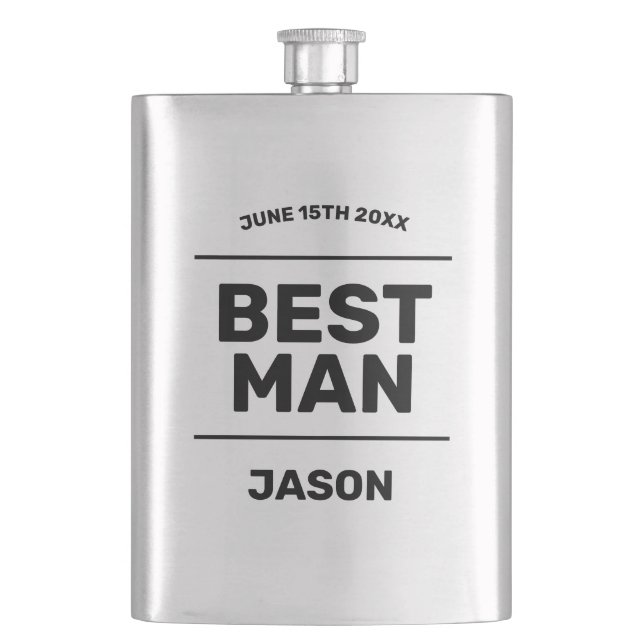Le meilleur cadeau de flacon de boissons d'homme (devant)