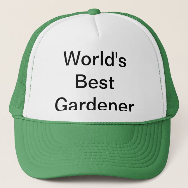 Le meilleur casquette du jardinier du monde (Devant)