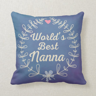 Le meilleur coussin mignon de guirlande de Nanna