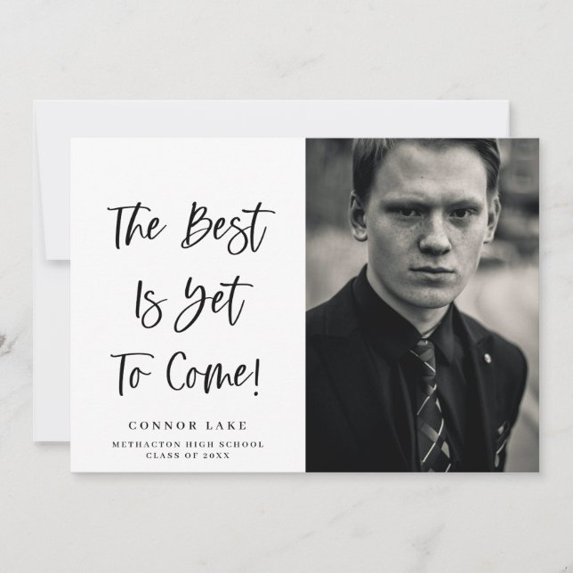 Le meilleur Faire-part de diplôme de photographie  (Devant)