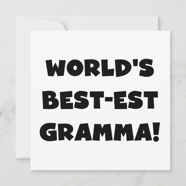 Le meilleur Gramma noir ou blanc du monde (Devant)