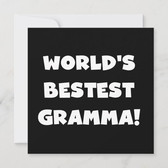 Le meilleur Gramma noir ou blanc du monde (Devant)