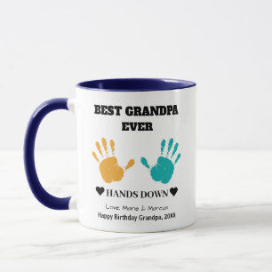Le Meilleur Grand-Père Joue Un Rôle Dans La Mug D'