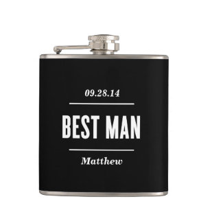 Le meilleur homme Flacon mariage