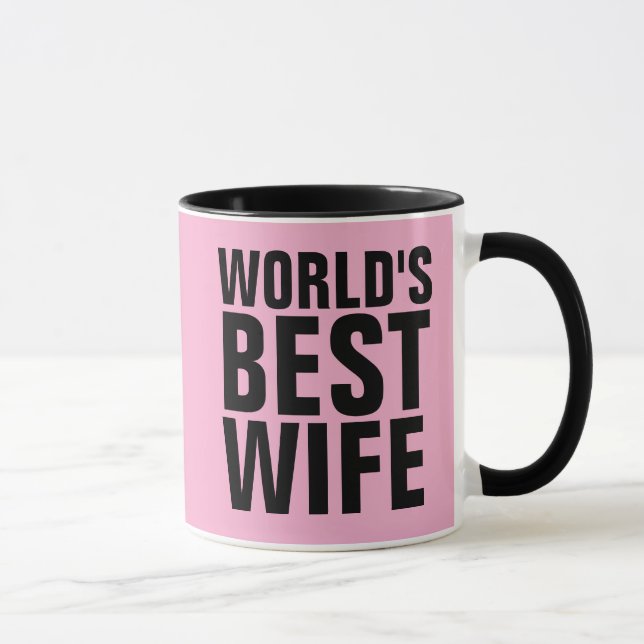 LE MEILLEUR MUG DE CAFÉ ROSE FEMME DU MONDE (Droite)