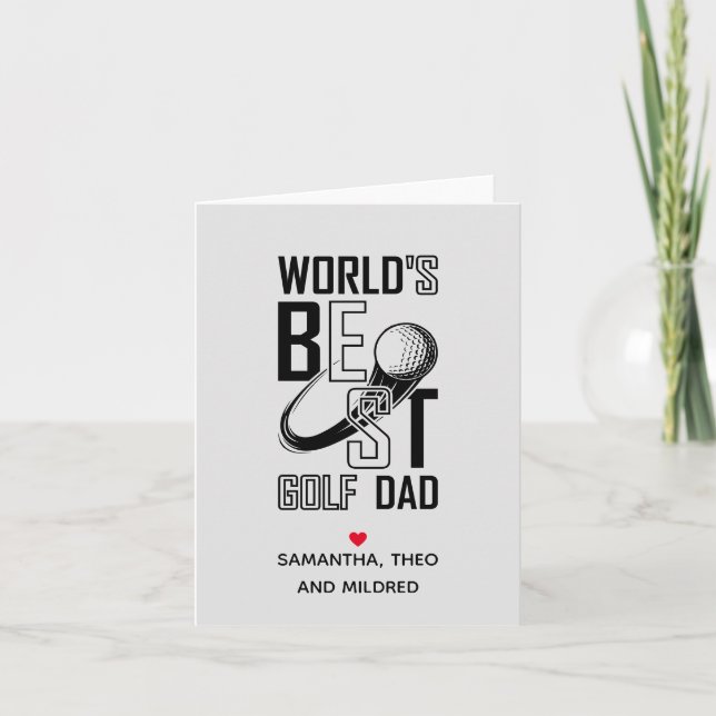 Le meilleur papa de golf du monde | Cadeaux Papa B (Devant)