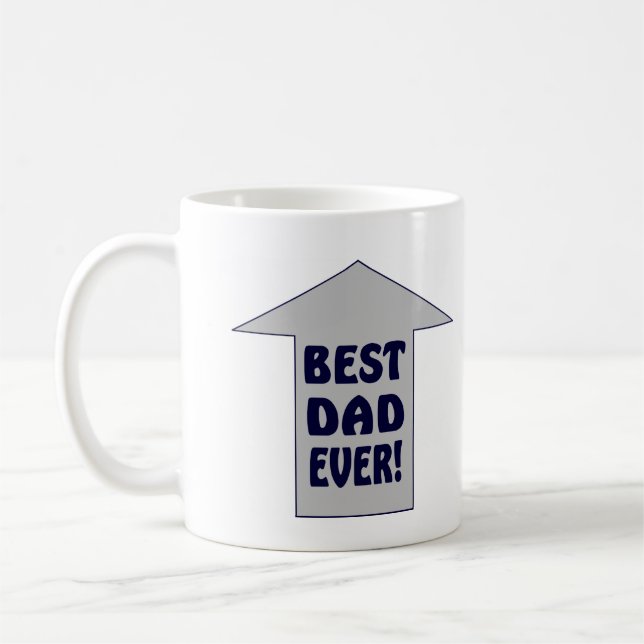 LE MEILLEUR PAPA JAMAIS ! Tasse de café (Gauche)