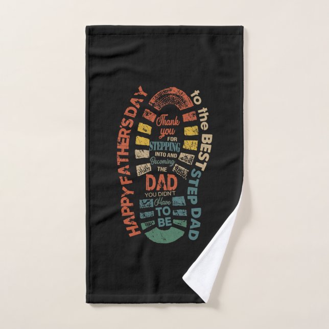 Le Meilleur Pas Papa Merci Pour Aller (Serviette à main)